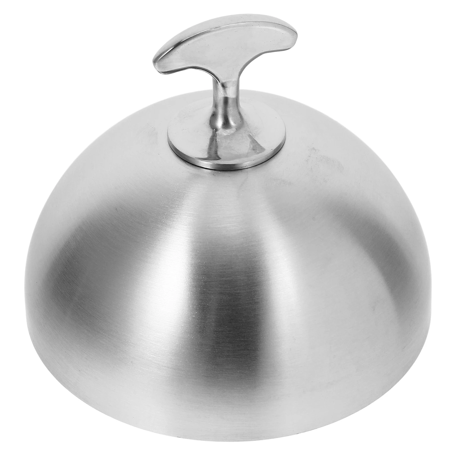 

Stainless Steel Steak Dome Cover Anti Splashing Food Protective BBQ Fresh Keeping Cover for Home Hotel Restaurant Kitchen Bar