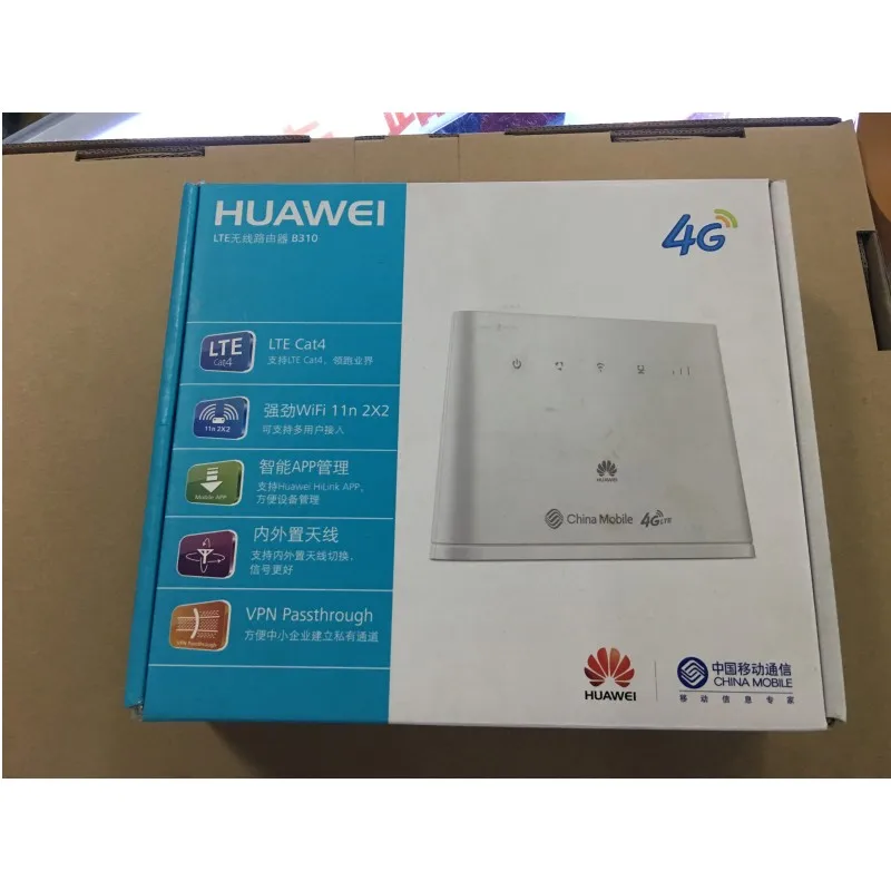 정품 화웨이 CPE 라우터 메시 와이파이 B310-852 모뎀, SIM 카드 슬롯 포함, Cat4 LTE 야외 라우터 리피터, VPN 앱 제어, 4G