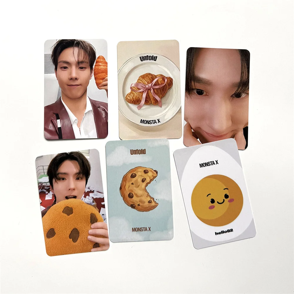 MONSTA X UNFOLD Album Card Pop-Up Store Postcard Hyungwon I.M Shownu Jooheon Kihyun Minhyuk Cosplay Target Special Card