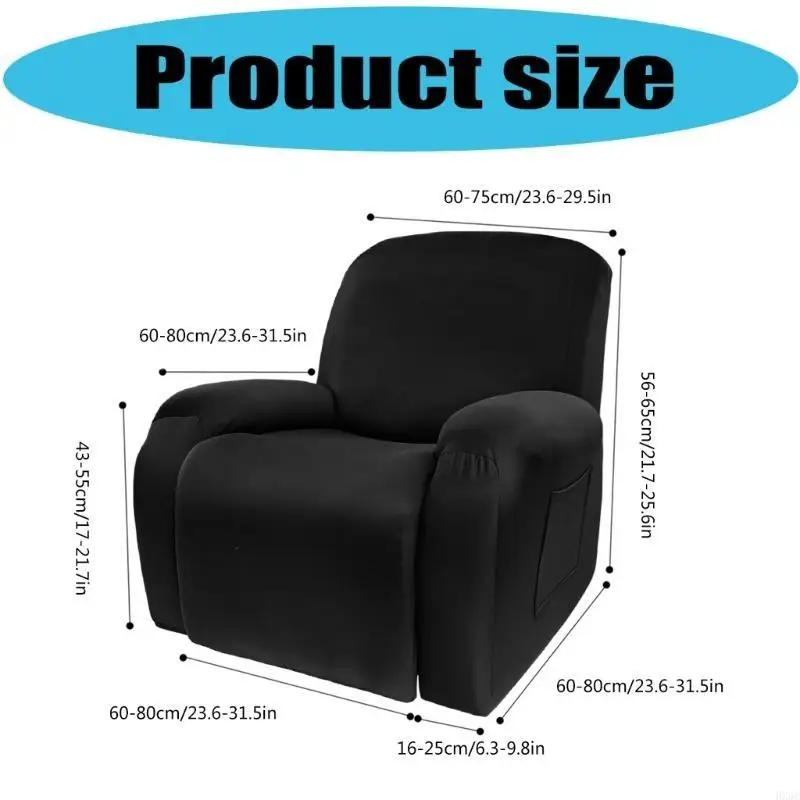 Flexible Milk Fiber Water Resistant Sofa Cover 4 Part Case Set Defense For Single Chair Home Furniture HX6C