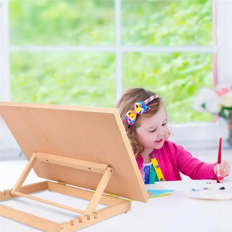~Latest Model Tabletop Easel Table Easel Drawing And Sketching Board For Artists, Children, Beginners