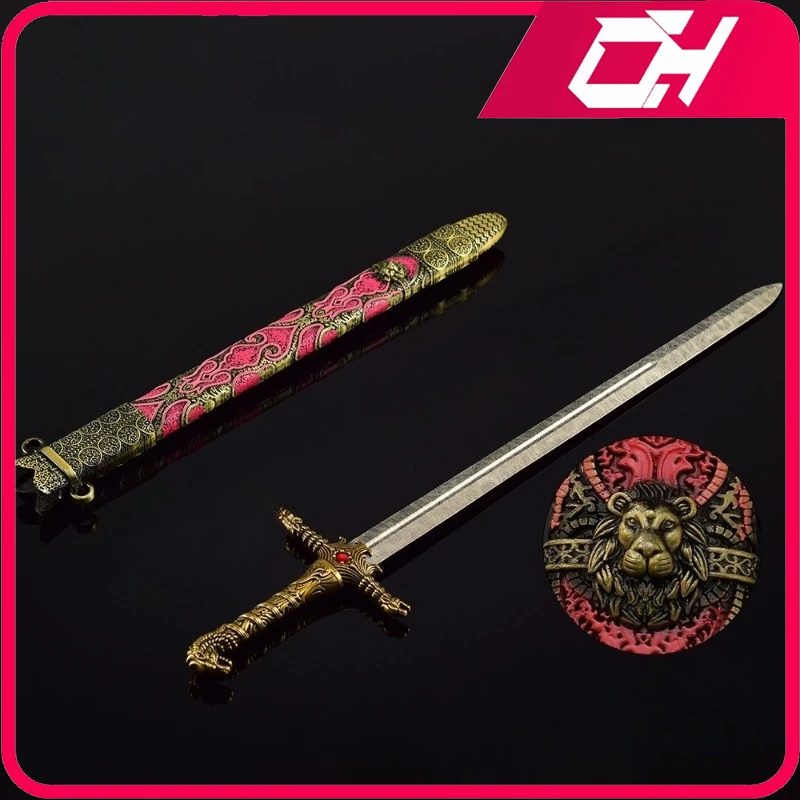 30cm Thrones Game Movie Merchandise Damascus Steel Vein Oathkeeper cool Metal Handicrafts Alloy Ornament Model Holiday Gifts Toy
