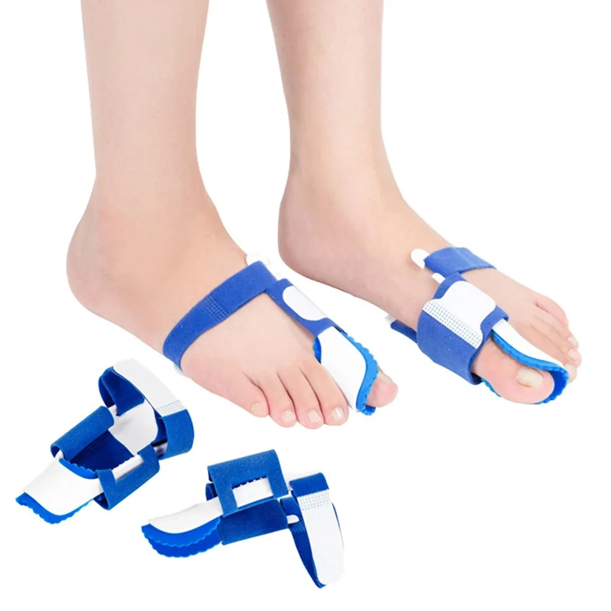 

1 пара ортопедических брекетов Hallux Valgus, коррекция пальцев ног, корректор для ухода за ногами, большой палец, хорошая ночь, ежедневная большая кость