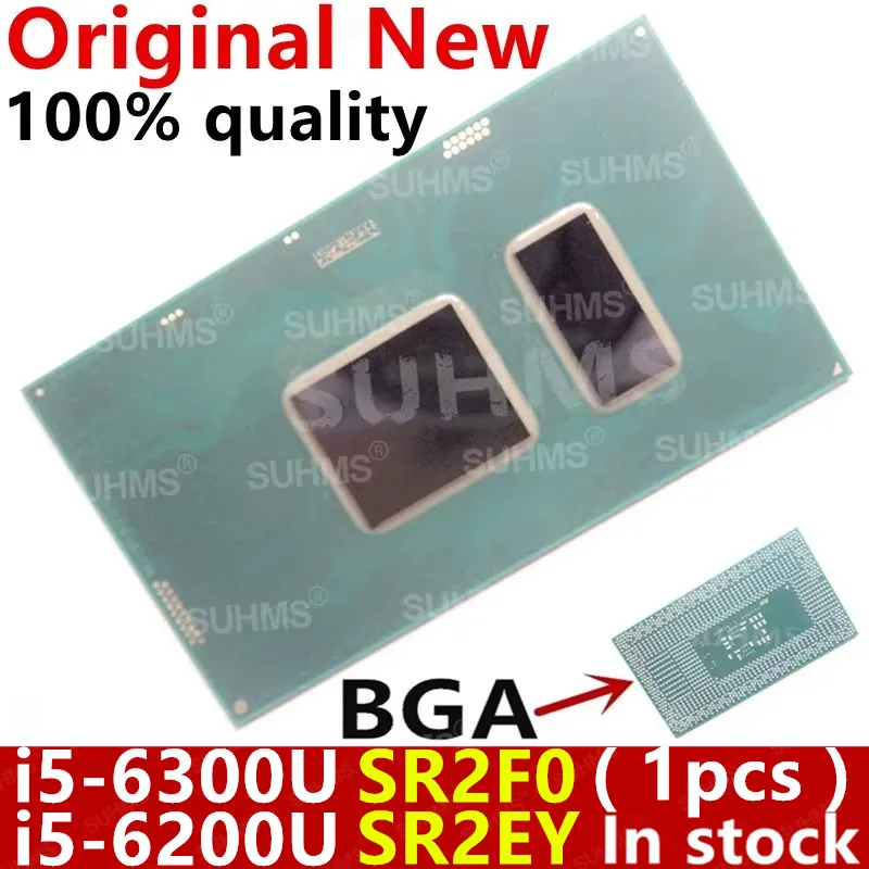 100% New SR2F0 i5-6300U i5 6300U SR2EY i5-6200U i5 6200U BGA Chipset