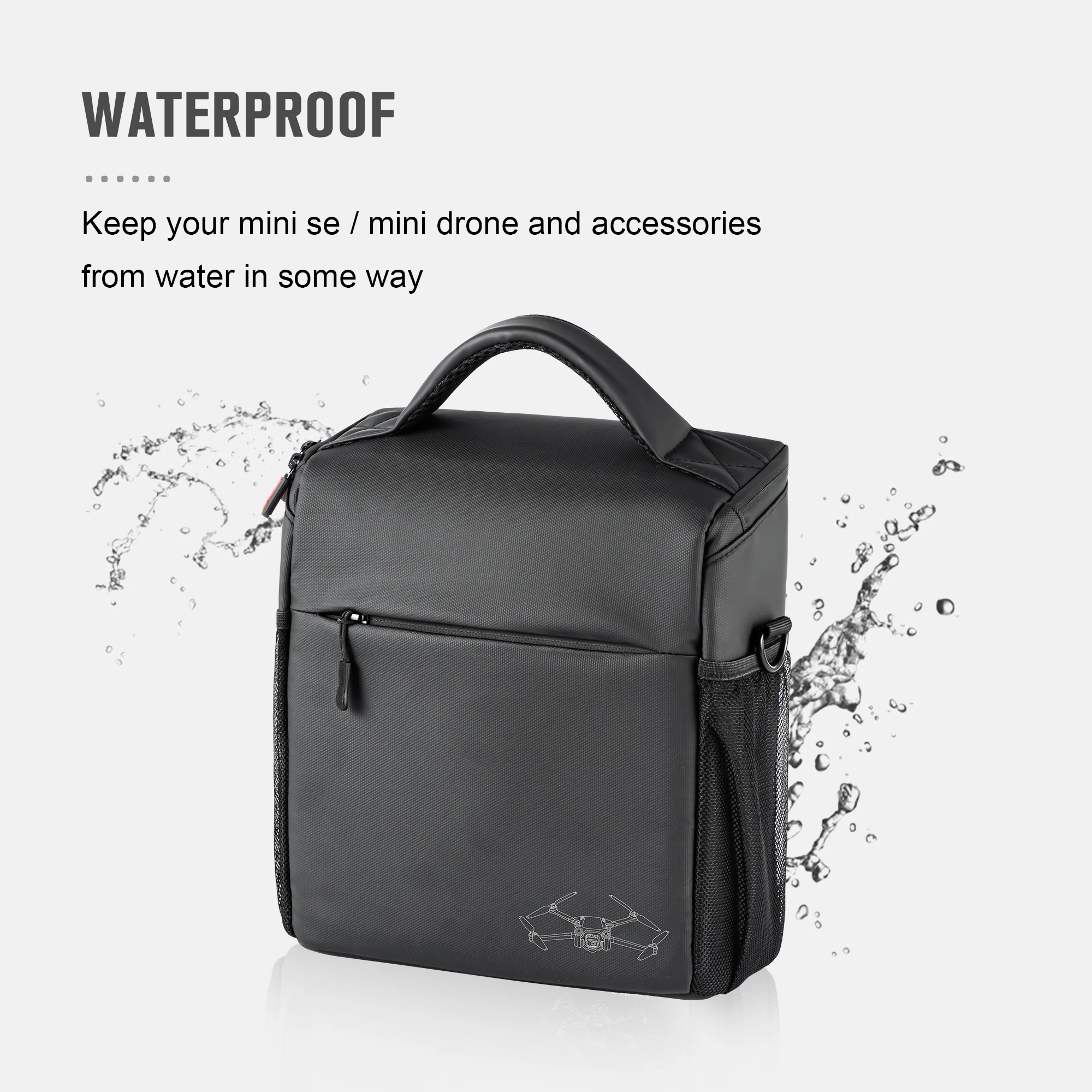 STARTRC For DJI Mini 4/3 Pro/Air 3/2S/Mavic 3 Pro Drone Storage Bag Portable Shoulder Bag Mini 4K Messenger Bag Accessories