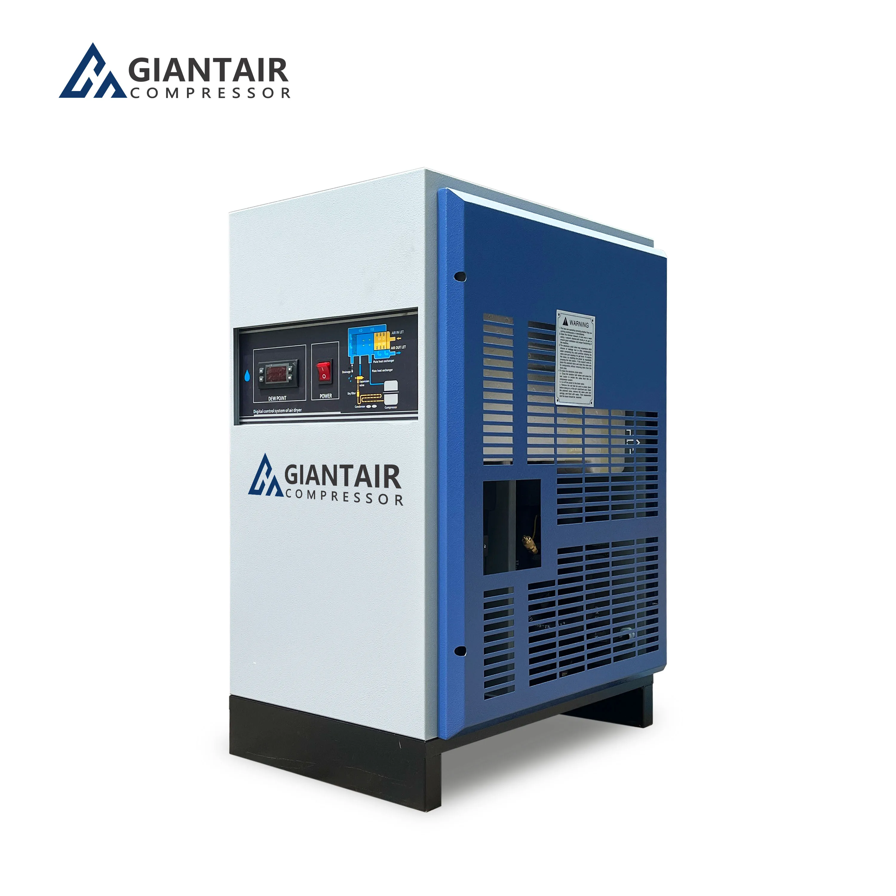 5.5kw 7.5Kw 11Kw 7.5HP-100HP 30 Bar Industrial Air Dryer Oil Free Refrigerated Screw Air Compressor Pneumatic Air Dryer Supplier