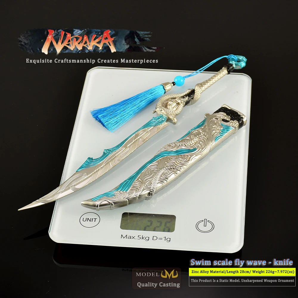 26 ซม./10.24in Katana ดาบ NarakaBladepoint อาวุธรุ่น SAMURAI โลหะอุปกรณ์ต่อพ่วงเกมคอสเพลย์ของขวัญ PARTY Supplies ของเล่นกลางแจ้ง