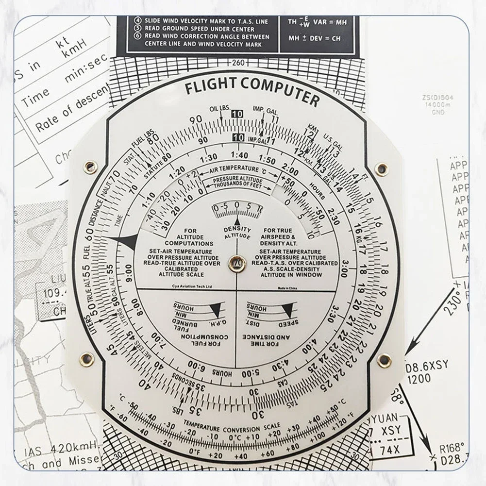 

Легкий авиационный плоттер, измерительный инструмент, летный компьютер, универсальный измерительный инструмент для авиационных профессионалов