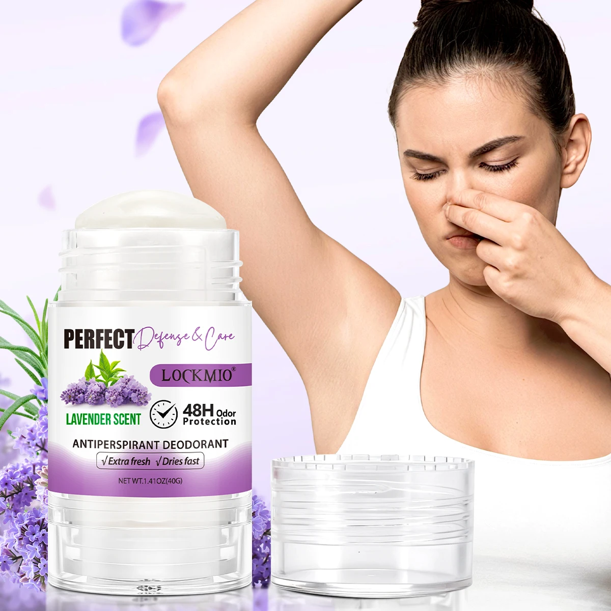 Antiperspirant Deodorant Stick 48H Odor Protection Fast Drying Extra Fresh Underarm Deodorant Long Last Sweat Control Body Care