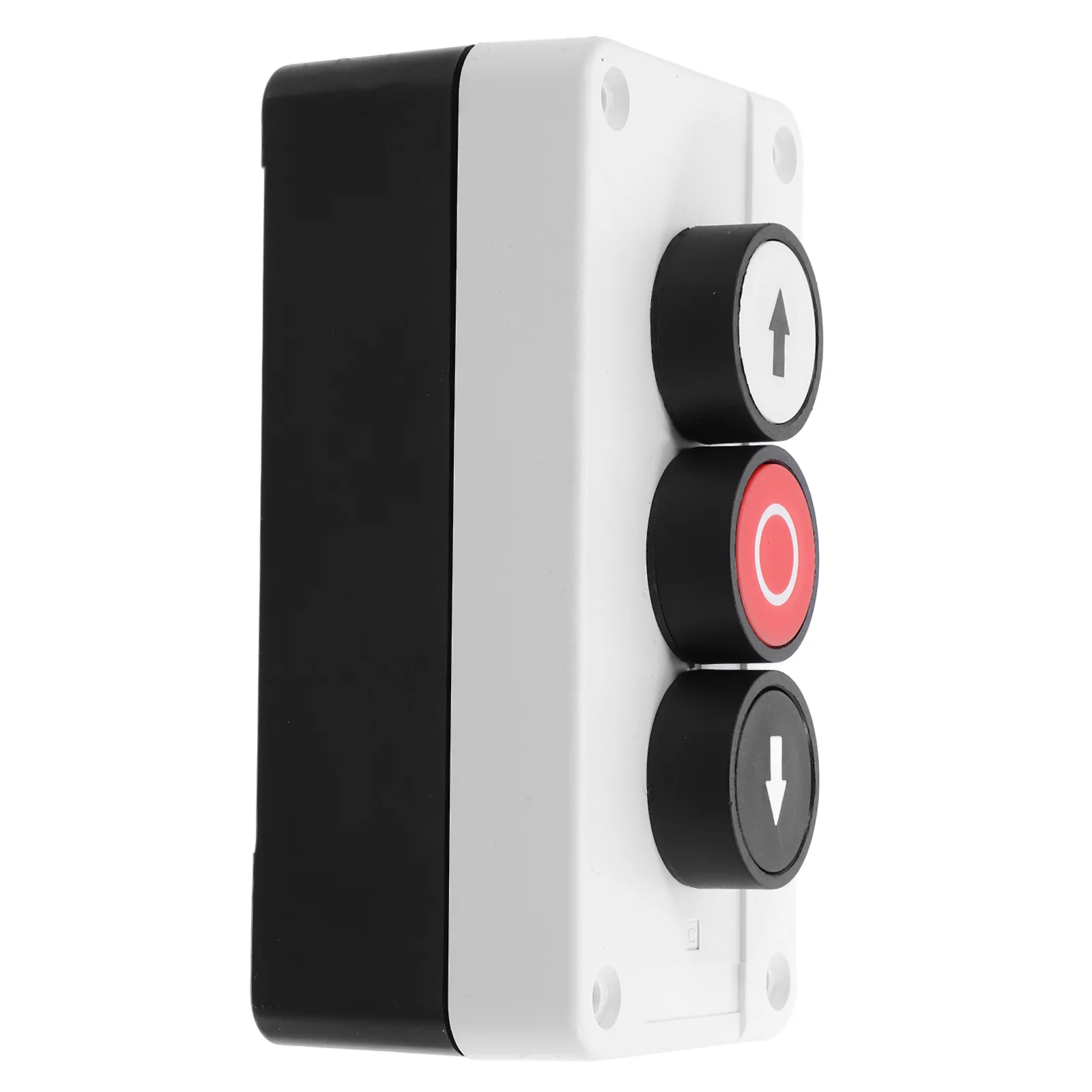 

Push Button Switch Box Waterproof 3 Hole Plastic Self Recovery Emergency Stop Momentary Station Control Box Durability Long
