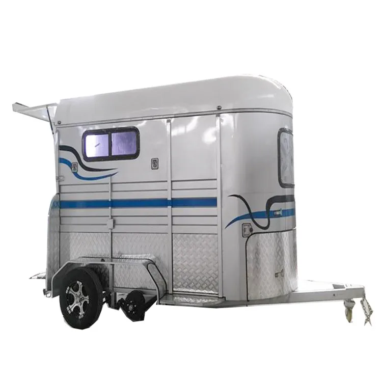2024 2 horse Straight Load carriage trailer horse trailer floats for sale