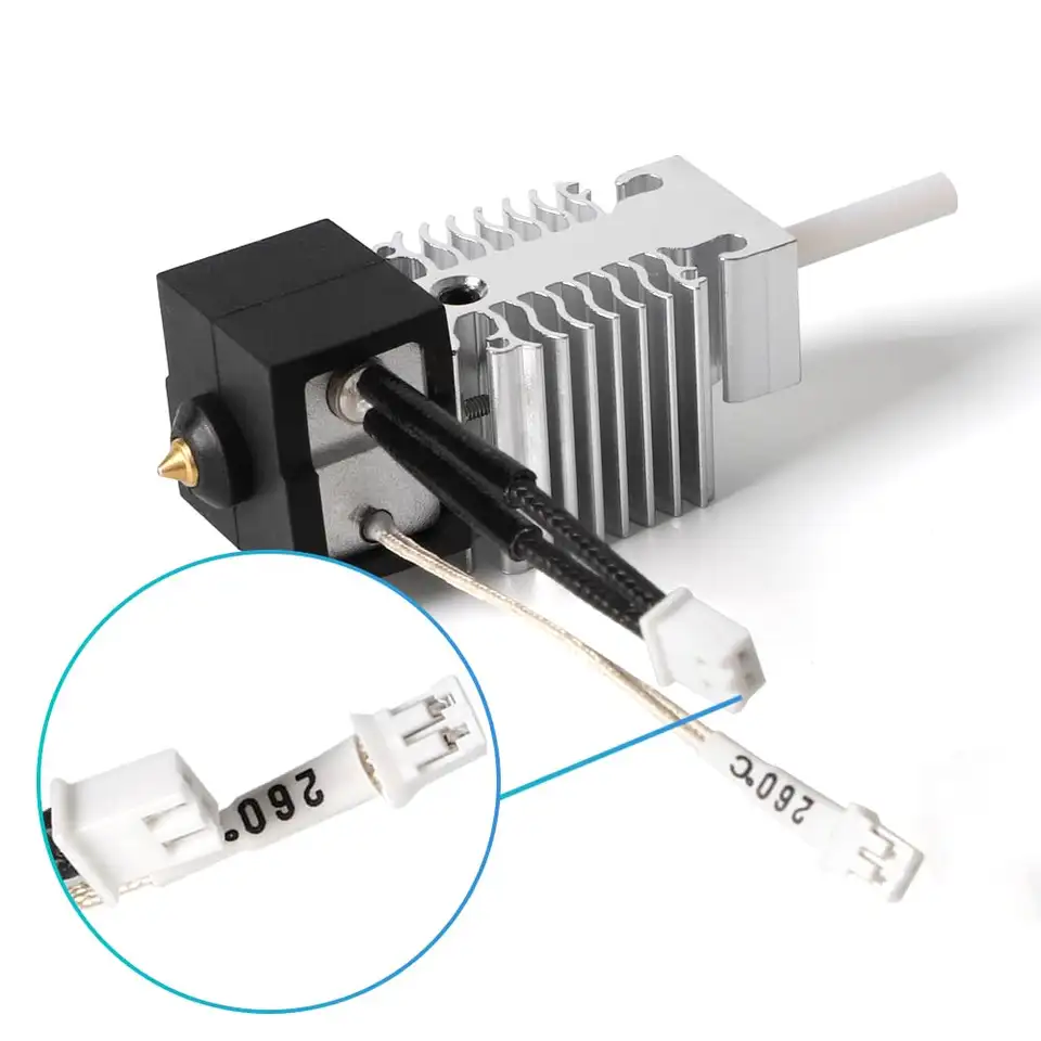 Creality Official Ender 3 V3 SE Hotend Upgrade Hotend Kit High Temperature 300℃ Titanium Heatbreak Plated - 3