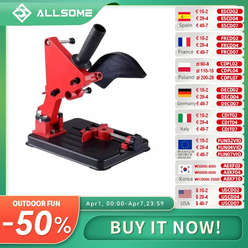 Angle Grinder Support Stand for 100-125mm