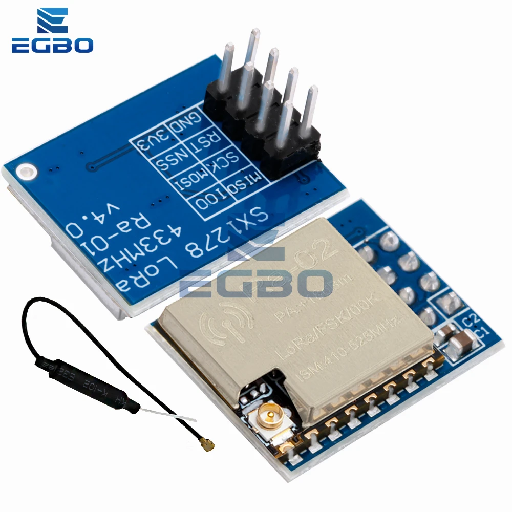 1 ~ 5 Buah LoRa SX1278 RA-01 RA-02 Modul Nirkabel Spektrum Penyebaran 433MHz Port Seri Nirkabel Antarmuka SPI dengan Antena untuk Arduino