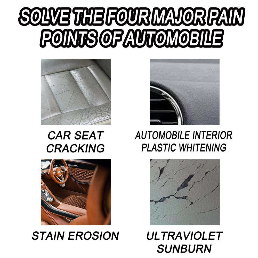 Retreading a cera do agente para a manutenção interior automotivo, peças plásticas, reparo do couro, painel do instrumento, 1 a 10 PCes