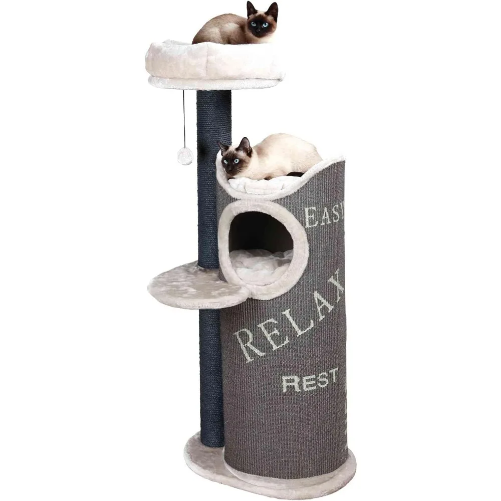 

Trixie Juana Scratching Post for Cat, 134 cm Diameter, Brown/Cream