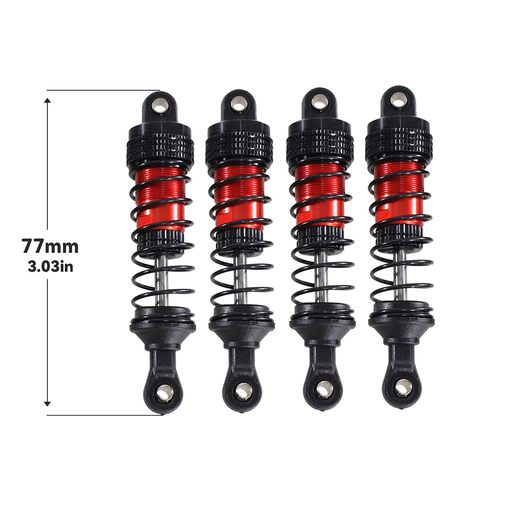 Verbesserter Stoßdämpfer für SCY 16101 16102 Pro Wltoys 124008 144001 124017 MJX Hyper Go 16207 16208 16210 14301 14210 RC Auto