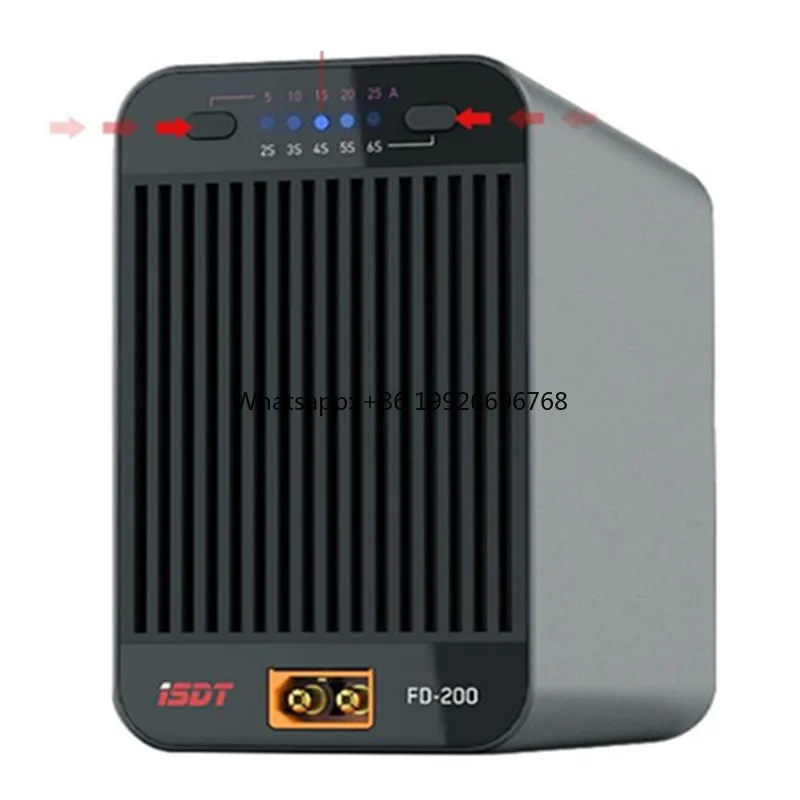 

ISDT FD-200 Smart 200W 25A Wireless APP Controlled Discharger Plastic Lipo Batery Discharging for 2-8S Batteries manufacturer