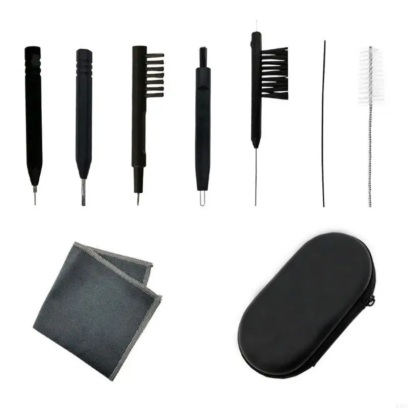 94PC 9 in 1 Hearing Aids Maintenance Care Tool Including Earbud Cleaner & Carry Case