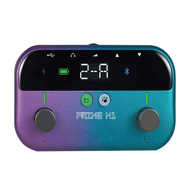 B48B-Guitar Pedal For PRIMES1 M1 Effectors With 149 Guitar Effects Drum Machine Tuner Support Bluetooth Built-In Battery A