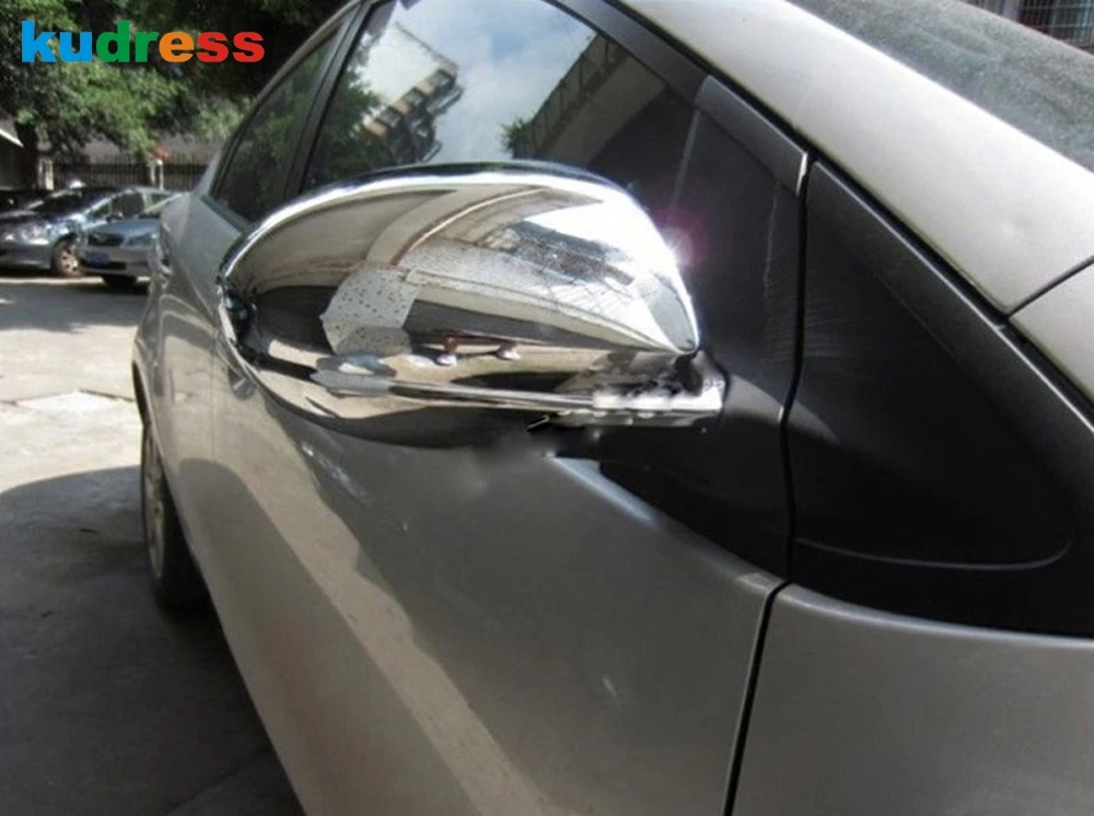 For Mazda 3 2009 2010 2011 2012 Chrome Car Side Door Rearview Mirror Cover Trims Side Wing Mirror Cap Cover Exterior Accessories