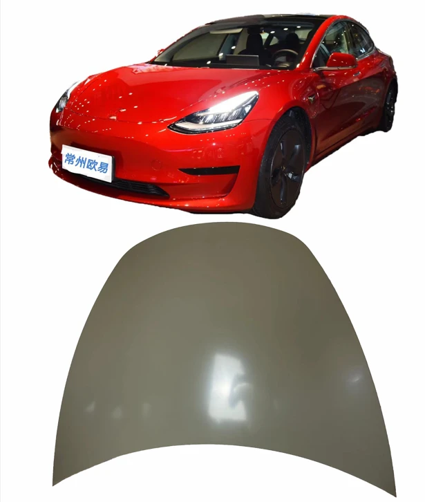 

Engine hood cover for Tesla model 3 2017-2019 car bonnet engine hood auto body systems 1081390-E0-C 1081390