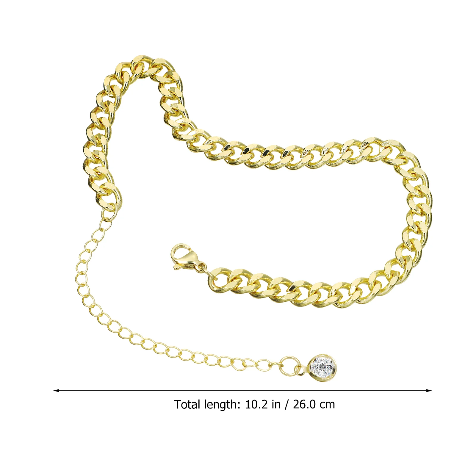 

8 pcs Bracelet Set Stackable Adjustable Titanium Steel Gold Plated Women Miss Chain Style Trendy Party Wedding Gifts