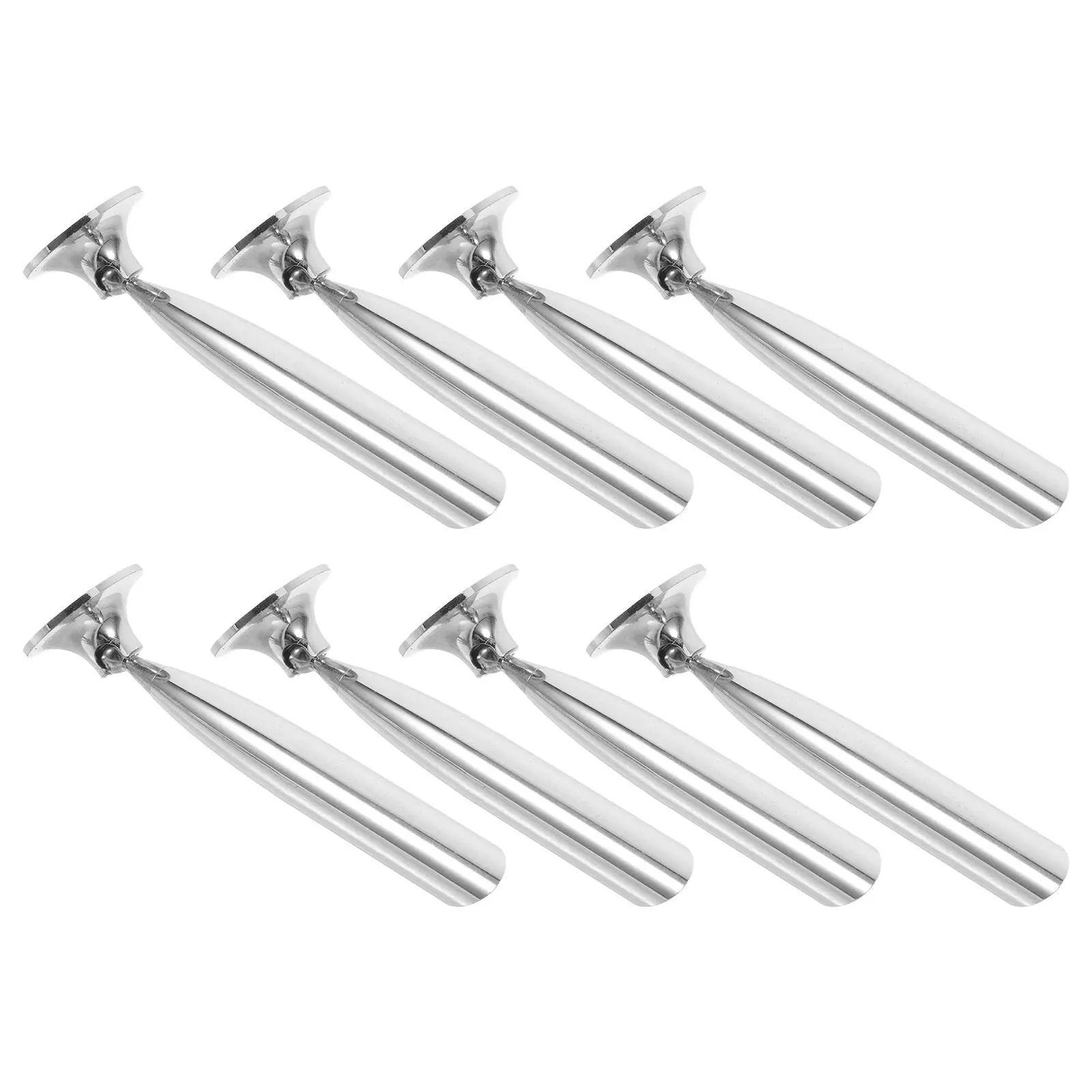 8Pcs Desktop Metal Pen Holder Refined Craftsmanship Stable Base for Signing Pens Office Desk Accessories Single Pen Stand Holder