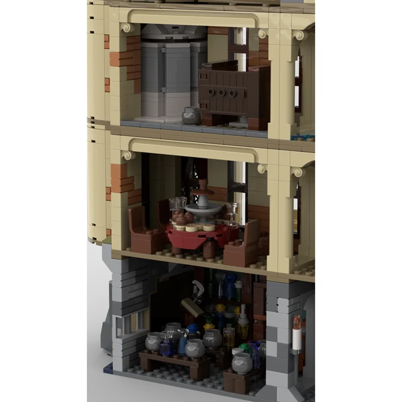 Beliebte Film Modell Moc Bausteine Modulare Seite Eingang Modell Technologie Blöcke Weihnachten DIY Spielzeug Bau Geschenke