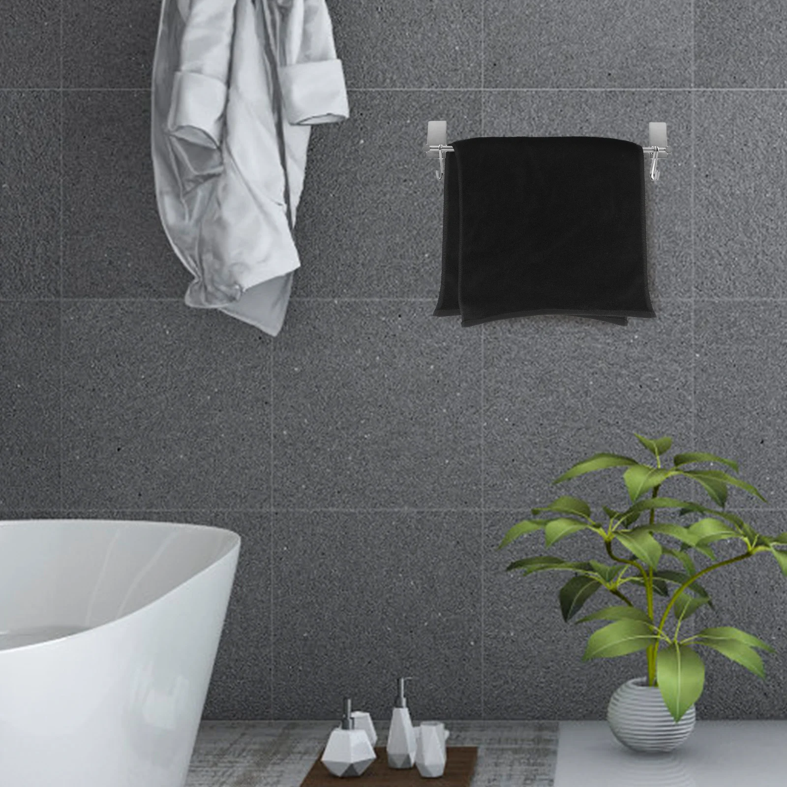 

2Pcs Washcloth Towels Cotton Facial Cleansing Cloths for Bathroom Supple Gentle on Skin Easy Clean Home Essentials