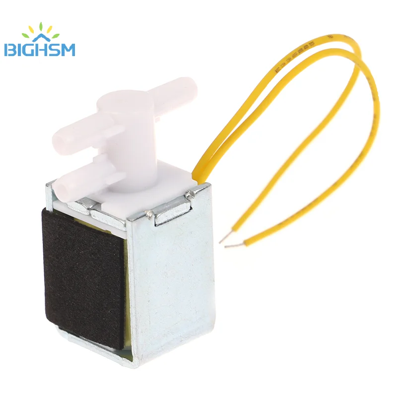 DC 9V-12V 1-Position 2-Way Mini Electric Solenoid Valve Normal Closed Electromagnetic Air Valve Electric Control Valve