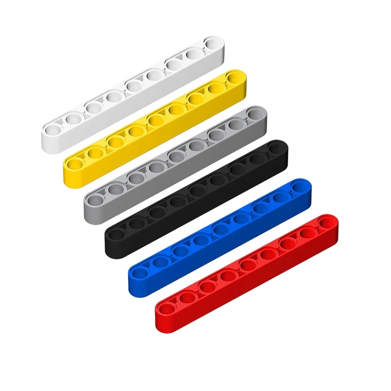 

MOC DIY Building Blocks Parts 40490 1x9 hole arm Bricks Liftarm Thick Compatible Assembles Particles Educational Technical Toys