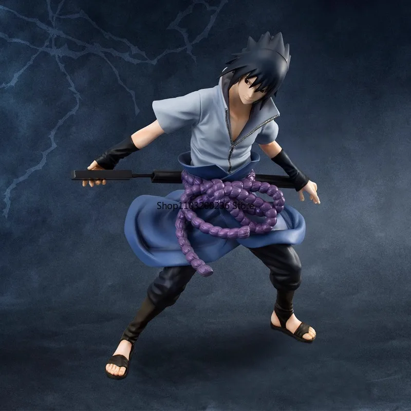 Original Anime Figures Uchiha Sasuke NARUTO GEM Action Figures Model Desktop Decoration Hobbies Collectible Gift