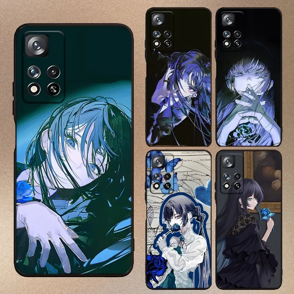 

Ado Kyogen X Uta Phone Case For Samsung Galaxy A73,A91,A53,A52,A32,A73,A13,A21,A34,A71,A31,A22,A20 Black Cover