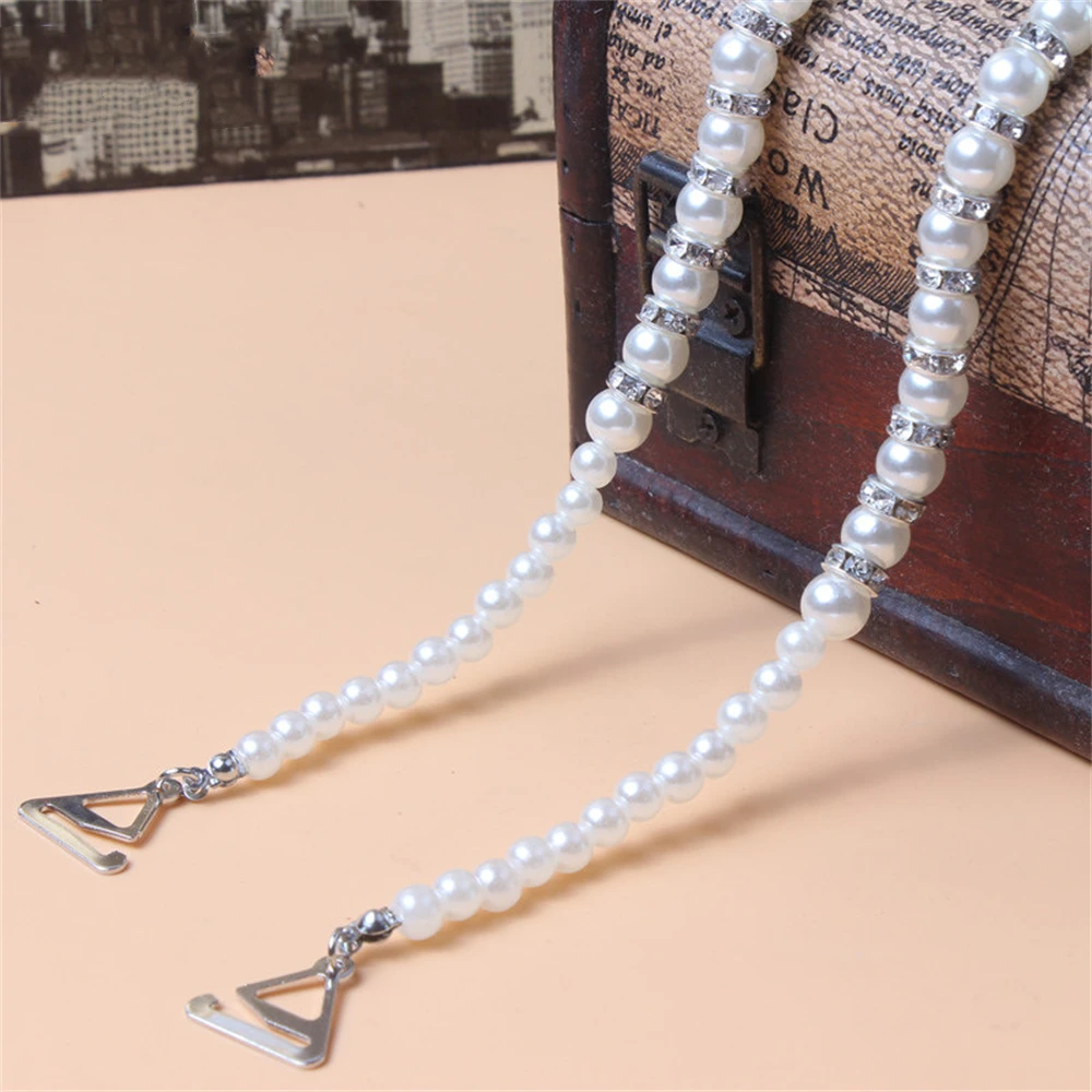 2024 Sexy Rhinestone Shoulder Straps Crystal Underwear Straps Metal Bra Straps Non-Slip Sexy Invisible Cool Women Bra Strap