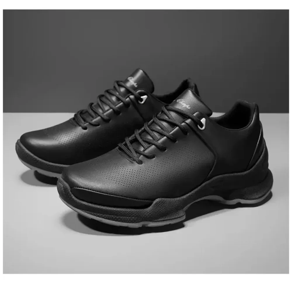 

Versatile Leather Mens Sneakers New Trend Casual Shoes Non-Slip Leisure Male Trainers Leisure Walk Sports Footwear Outdoor Shoes