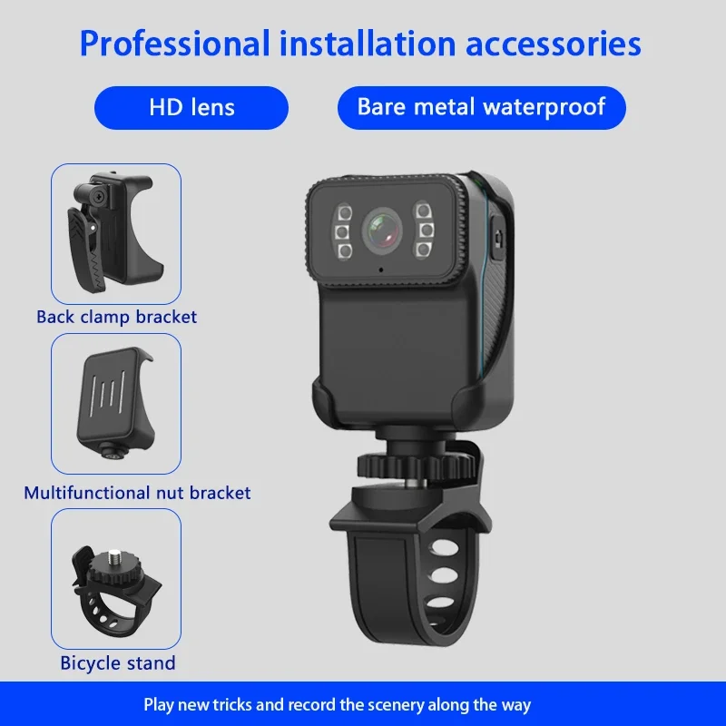 FHD 1080P Night Vision Mini Action Camera Portable WiFi DV Camcorder Loop Recorder Riding Wide-angle MP4 Video Pocket Body Cam