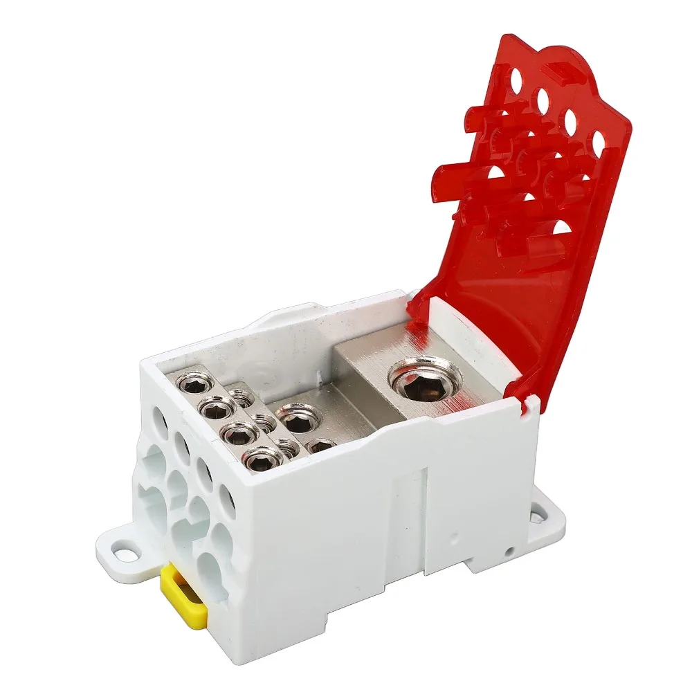 

690V Terminal Block Junction Box 400A Red Blue Yellow Green Universal Power Distribution Power Distribution Box Control Cabinets
