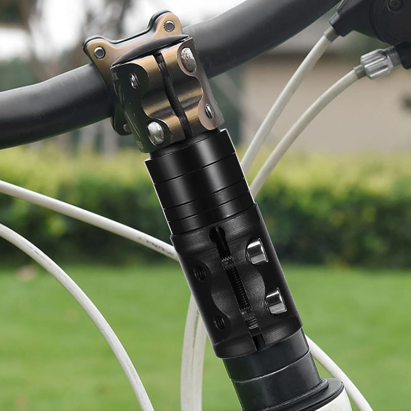 

handlebar riser Bike Alloy Stem Riser Stem Raiser Alloy Stem Raiser Handlebar Extender Riser