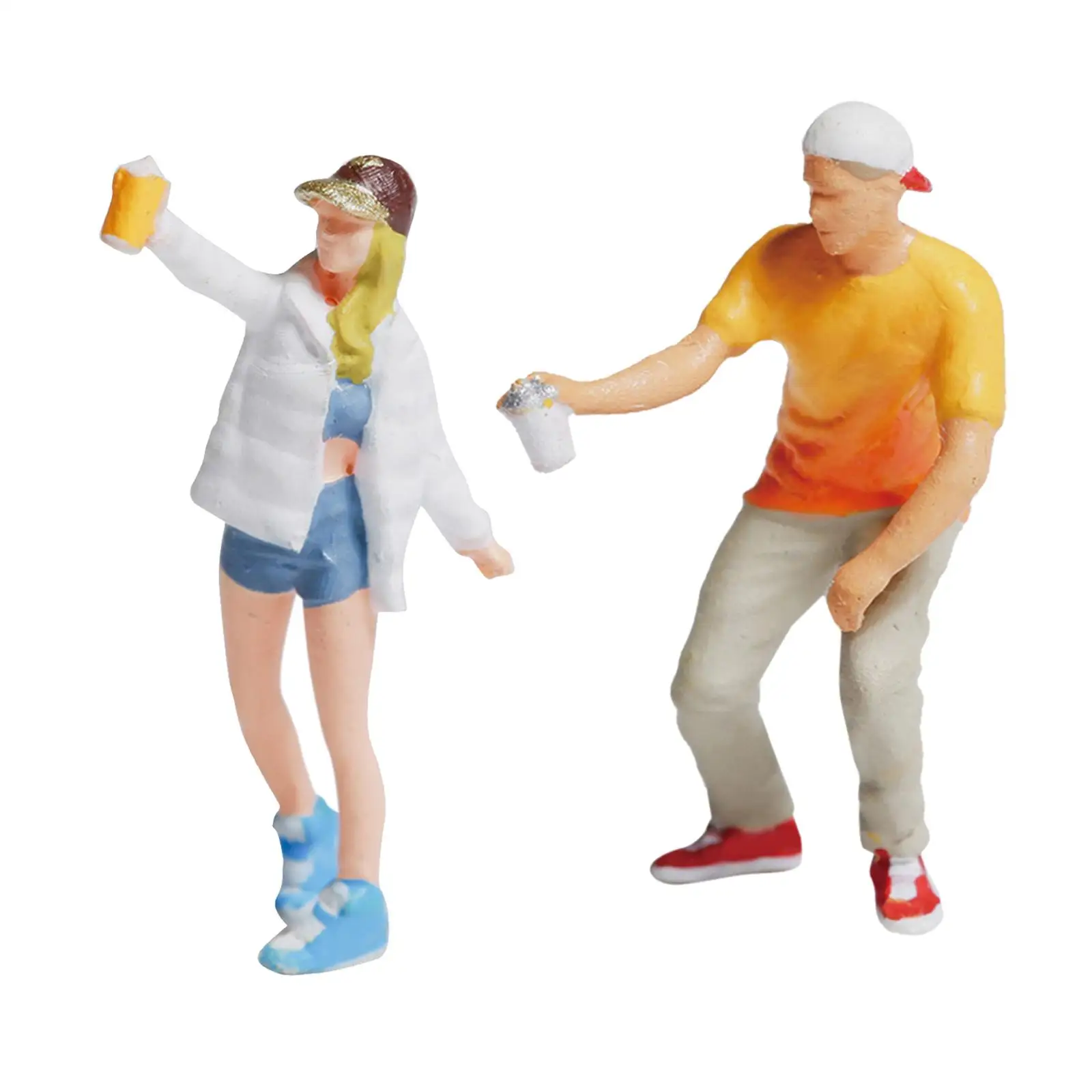 

Масштабная диорама, окрашенная диорама, граффити, персонажи здания, железнодорожный парк, пейзаж