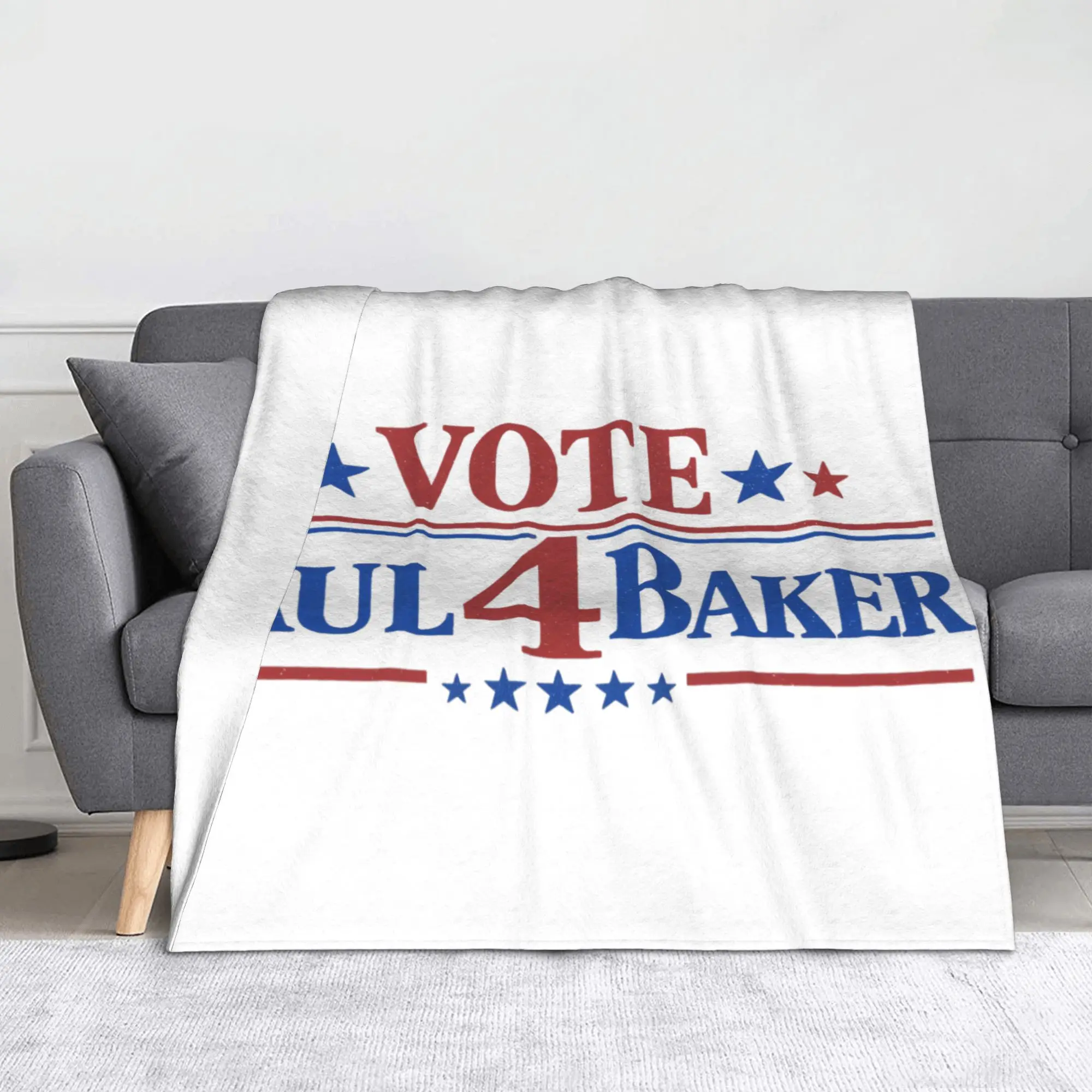 Vote 4  Paul Baker Blankets  Flannel Vintage Warm Throw Blankets for Home Restaurant  Winter