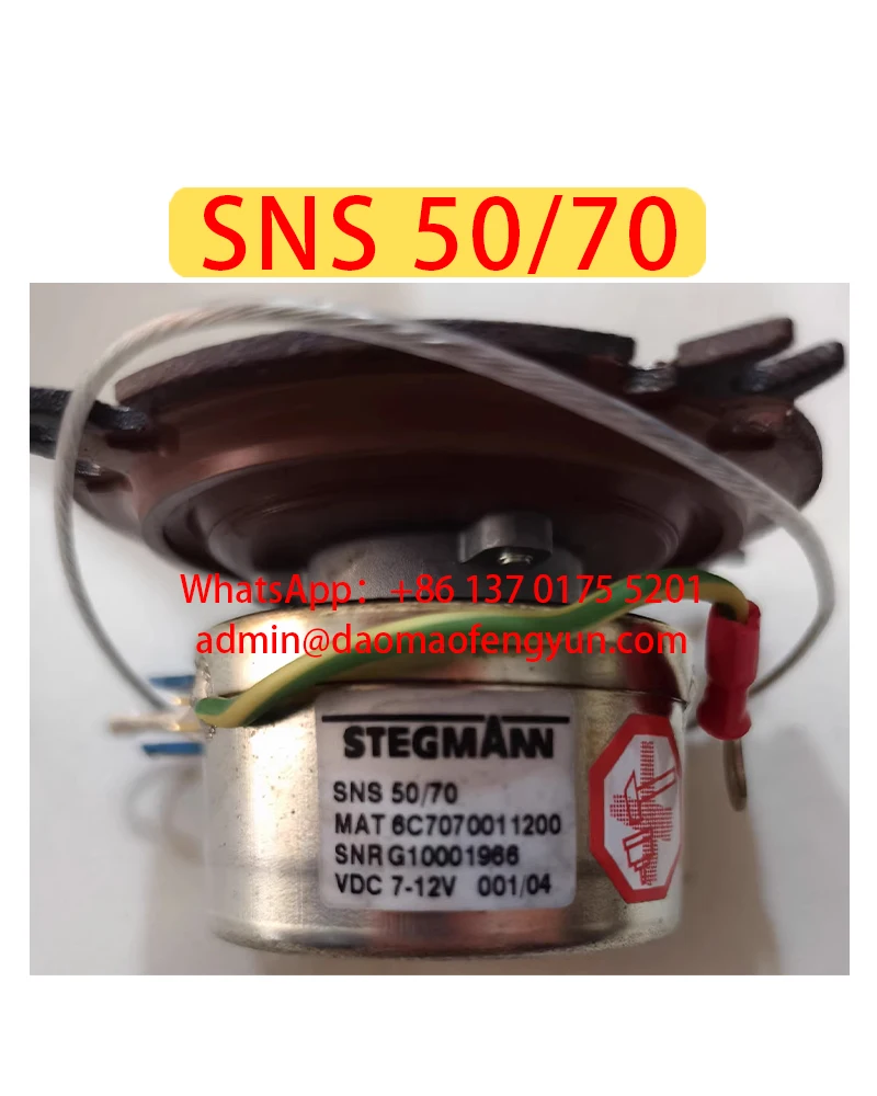 SNS 50/70 Used MAT 6C7070011200 Encoder，Tested ok，Fast shipping