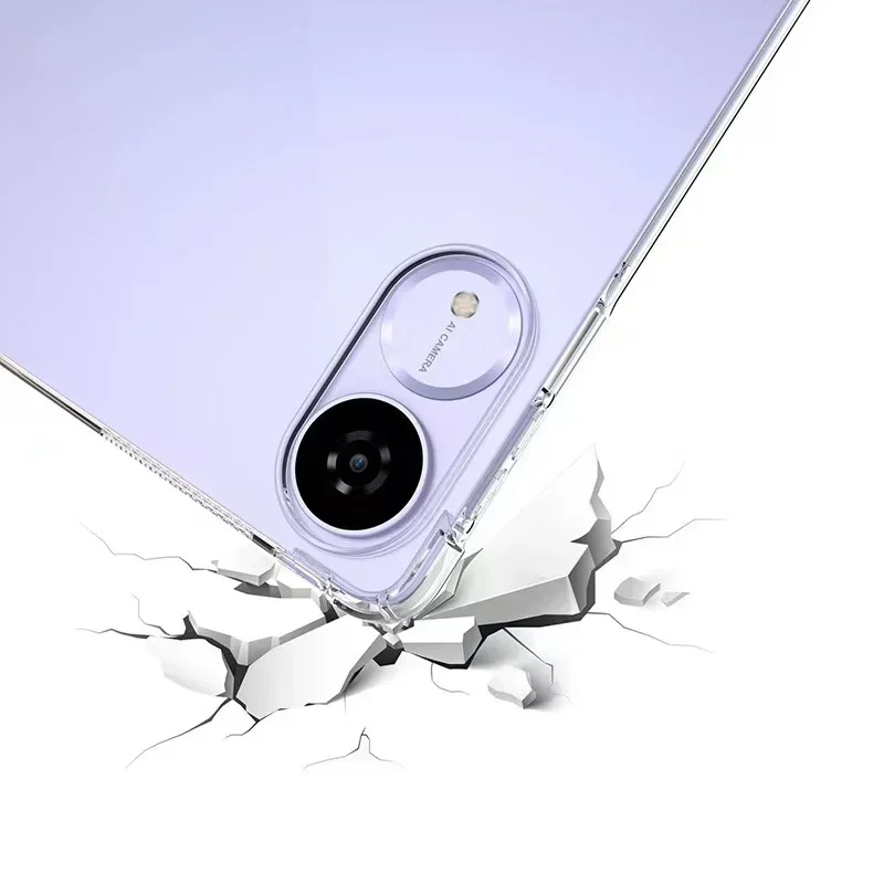 Clear TPU Back Cover For Funda Honor Pad V9 ROL-W00 Case 11.5" Tablet PC Shockproof Protector Shell