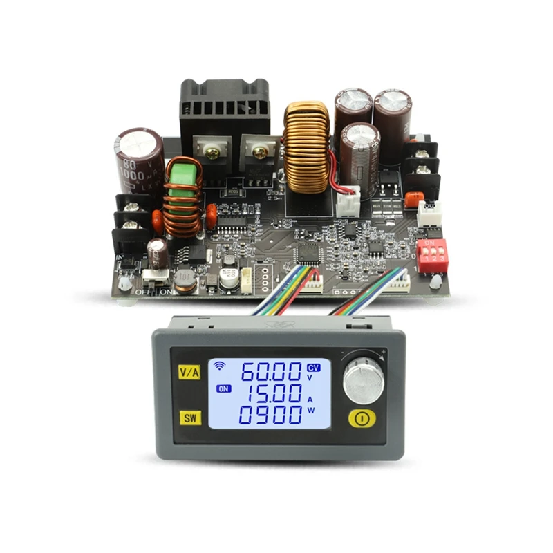 900W DC CNC Antihypertensive Boost Converter 6-70V Adjustable Power Supply Input Constant Voltage Module