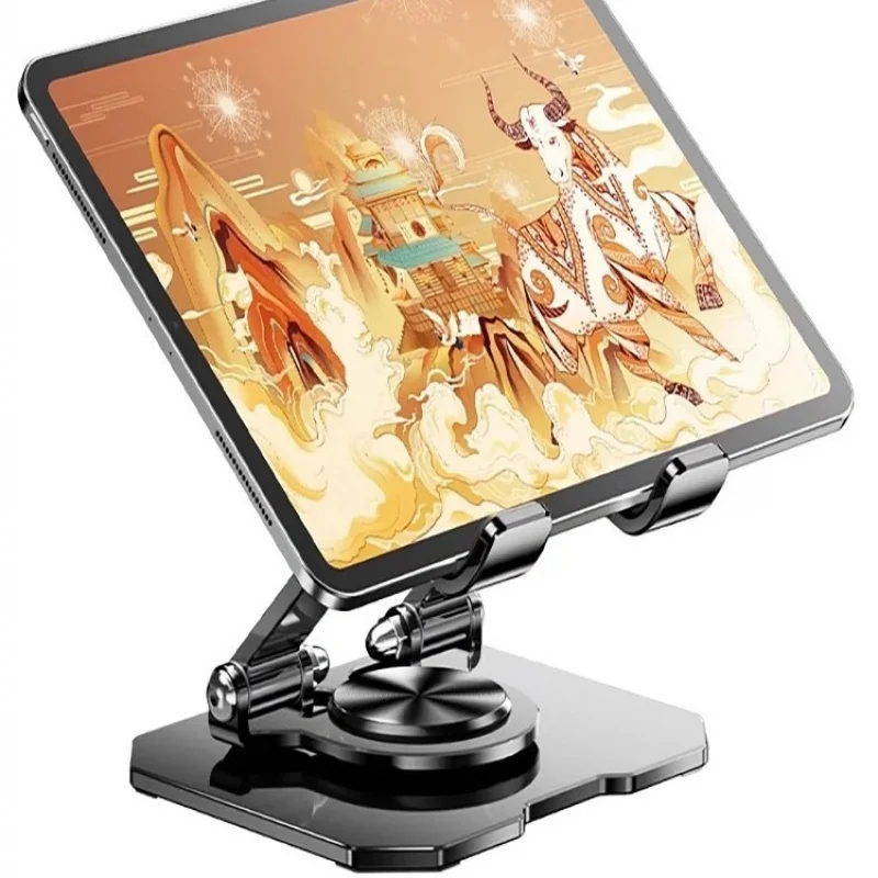 Support pour ordinateur portable en métal résistant à 360 degrés, rotation avec fonction de refroidissement, tablette