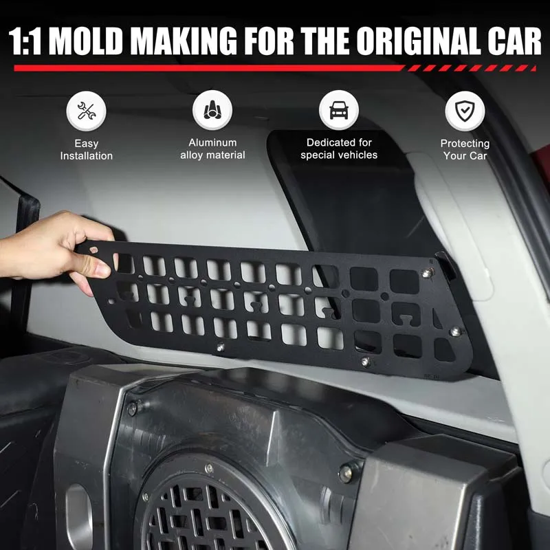 

for Toyota FJ Cruiser 2007-2021 Rear Boot Side Storage Box Cargo Organizer Baskets Car Interior Accessories