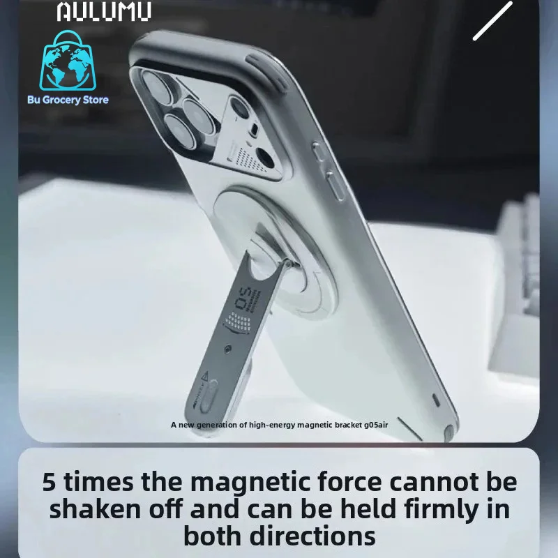 Air Powerful Magnetic Bracket Multi Functional 5-in-1 Aluminum Alloy with Unboxing Device