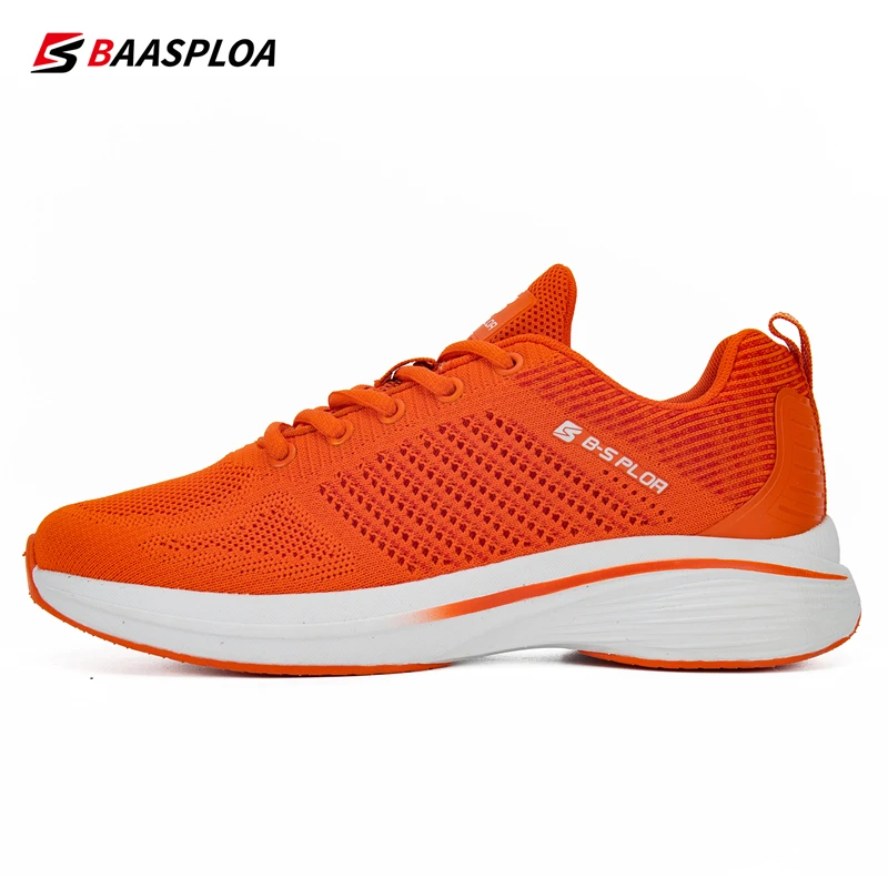 Bassploa Men Sport Shoes 2023 New Spring Fashion Running Shoes Mesh Breathable Lightweight Casual Sneakers for Men Free Shipping