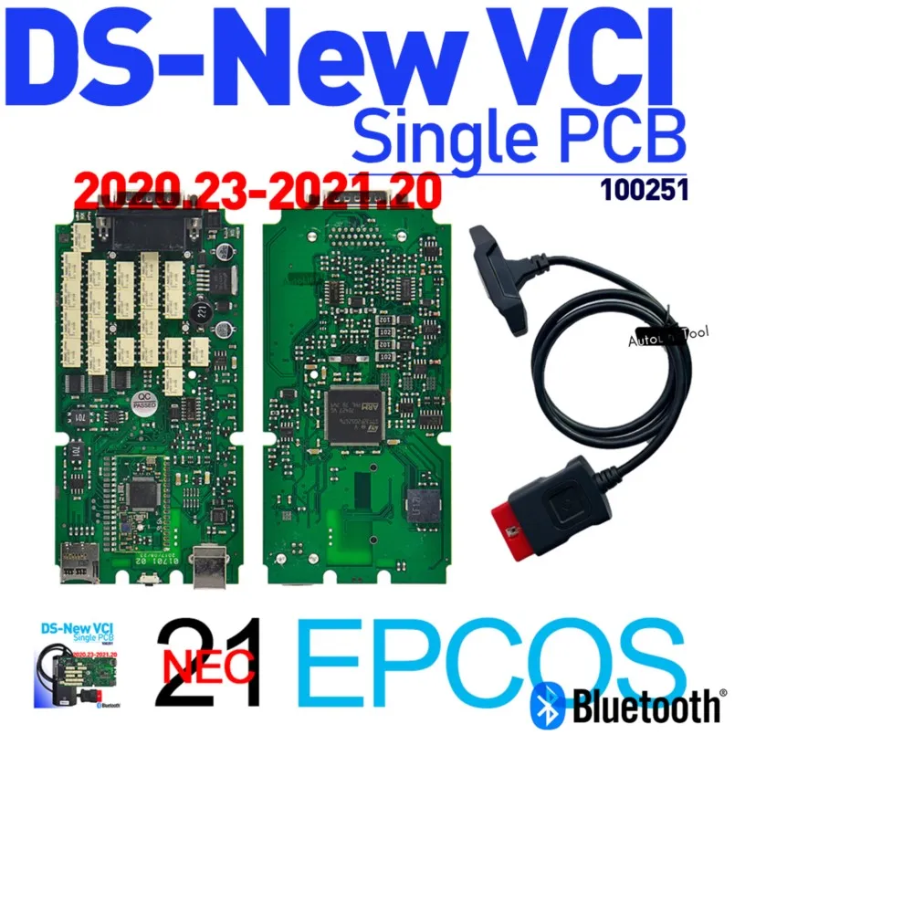 

Real Single Board DS 150 A++ HQ New VCI 100251 Update for 2021.20 Online Diagnostic With EPCOS NEC FTDI GFE 9241 Cars Trucks OK