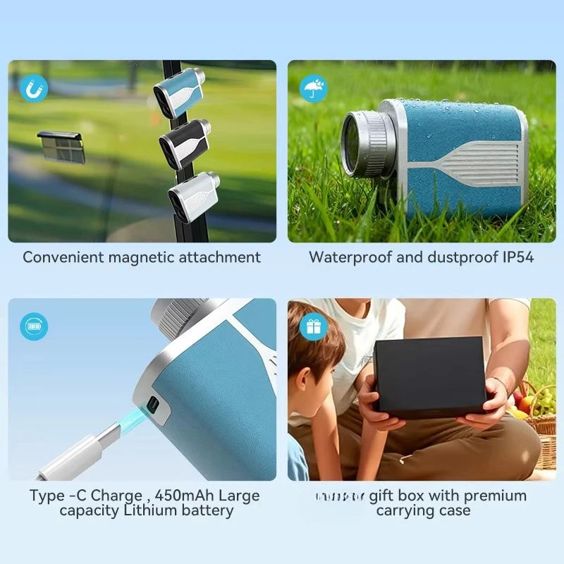 Спецификация 1200 метров, индивидуальный измерительный дальномер, цифровой GPS-дальномер для гольфа